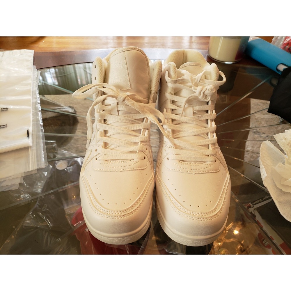 Women's White British Knights High Top Size 10